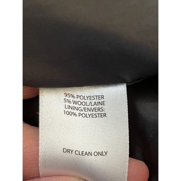 Chelsea 28 Women's Size Med Black/Gray Open Front Collarless Sweater Cardigan - Picture 3 of 9